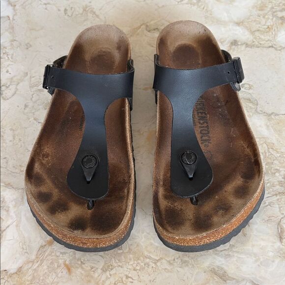 Birkenstock Gizeh Birko-Flor - Black - Picture 4 of 11